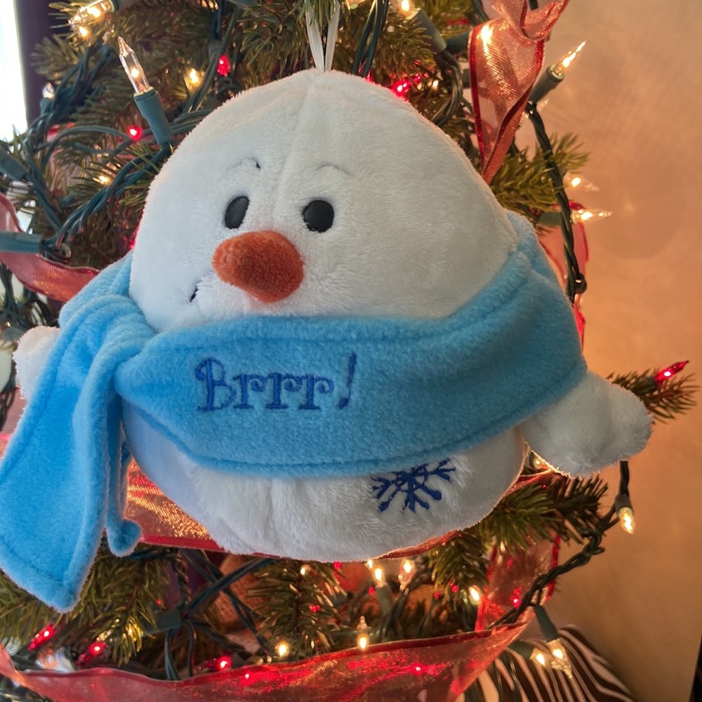 Caltoy Plush Ornament ‘Brrr!’ Snowman (VGT/NWOT)